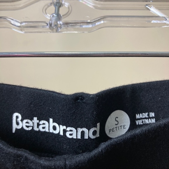 Betabrand Classic Straight Leg Dress Pant Yoga Pants Black - Picture 11 of 11